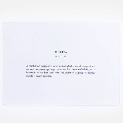 Untranslatable Words Card Set