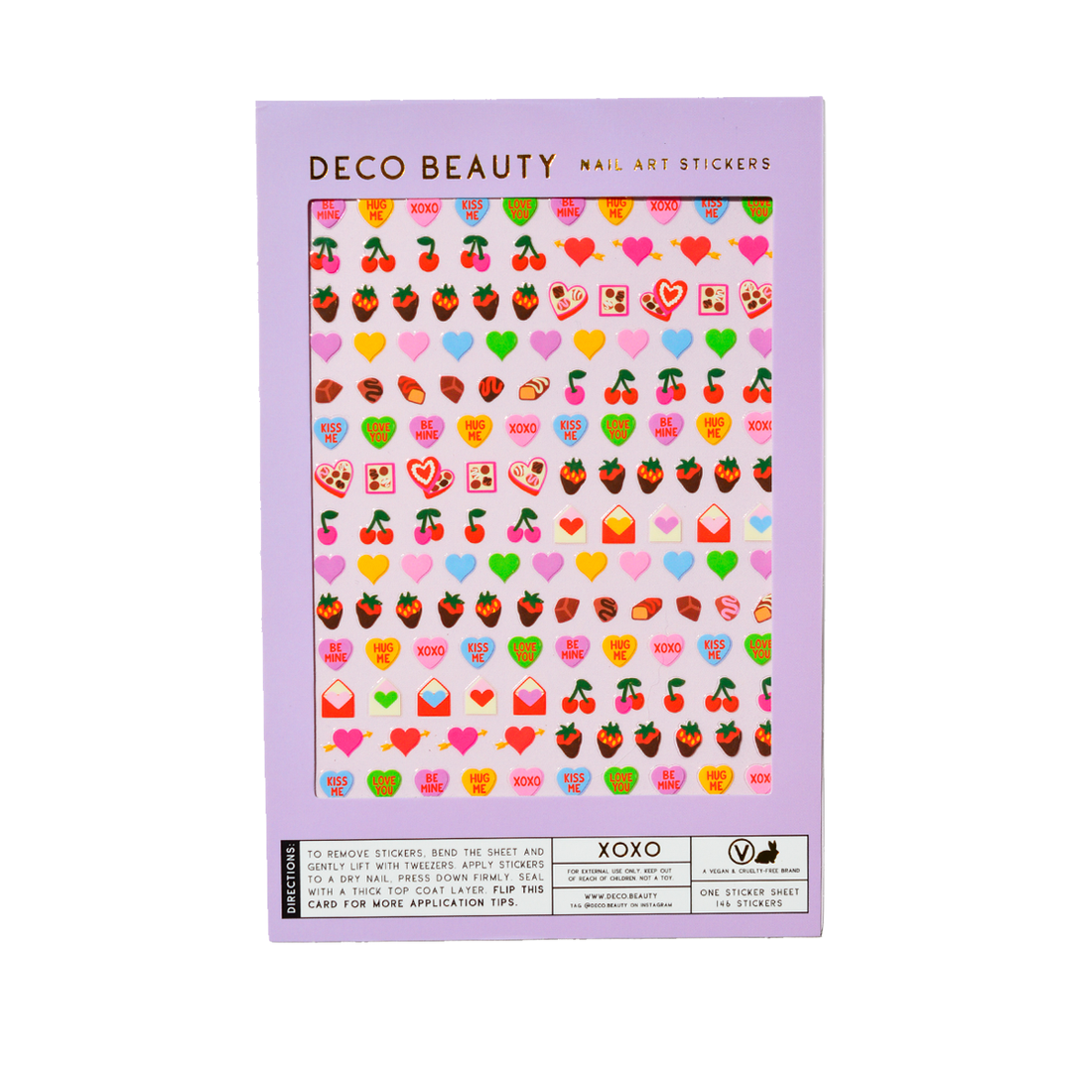 Nail Art Stickers - XOXO