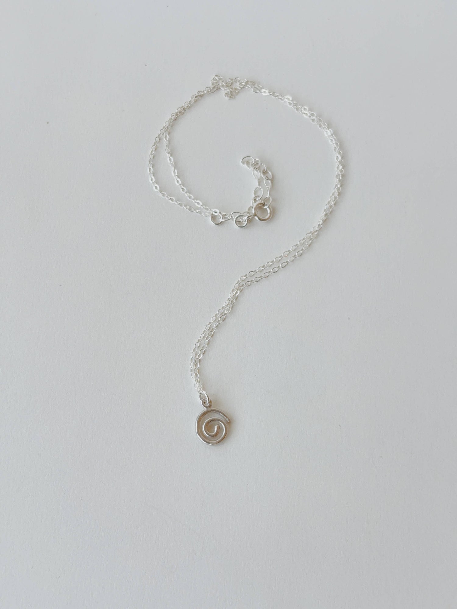 Spiral Charm Necklace