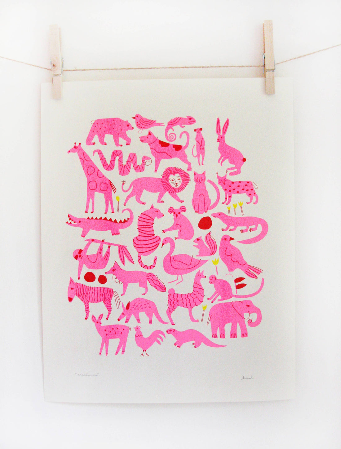 Creatures Print