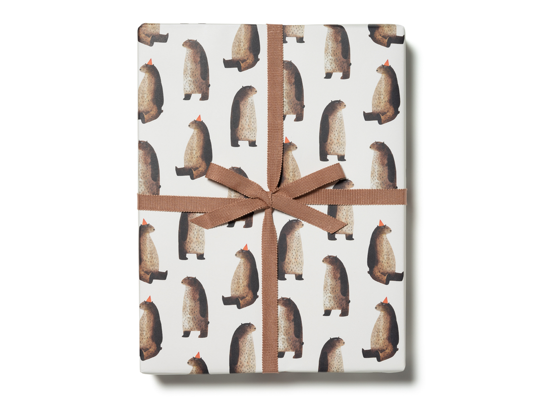 Party Bear Wrapping Paper