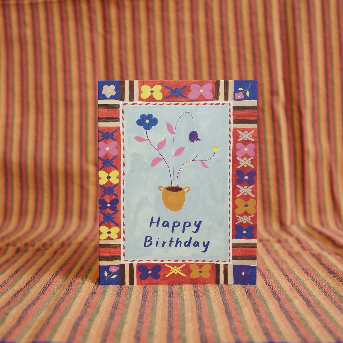 Flower Pot Birthday Card