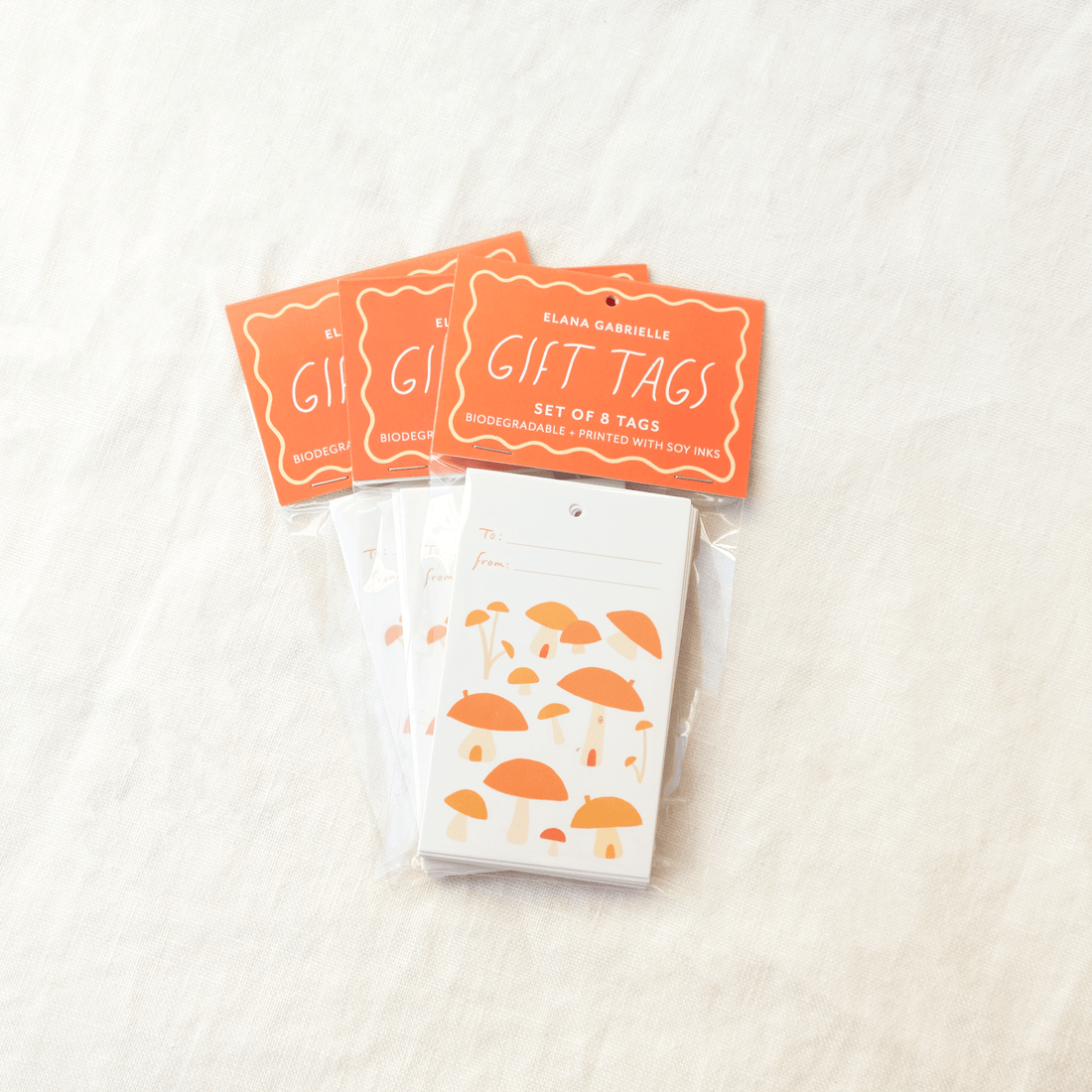 Mushrooms Gift Tag Pack